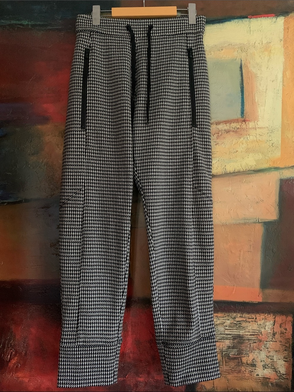 Houndstooth Jogger Trousers - Size EUR 44 / US XL
